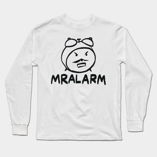 Mr Alarm Long Sleeve T-Shirt by mikepaget